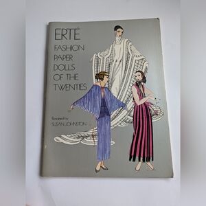 Vintage 1978 Erte Fashion Paper Dolls of the Twenties by Susan Johnston
